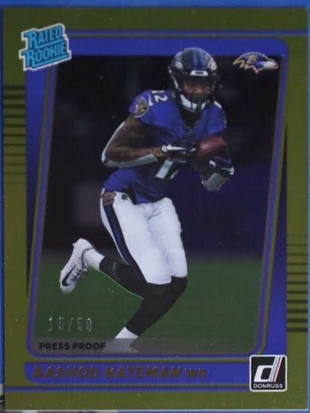 Rashod Bateman [Press Proof Gold] #265