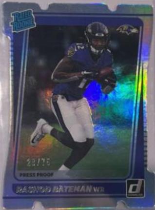 Rashod Bateman [Press Proof Silver Die Cut] #265