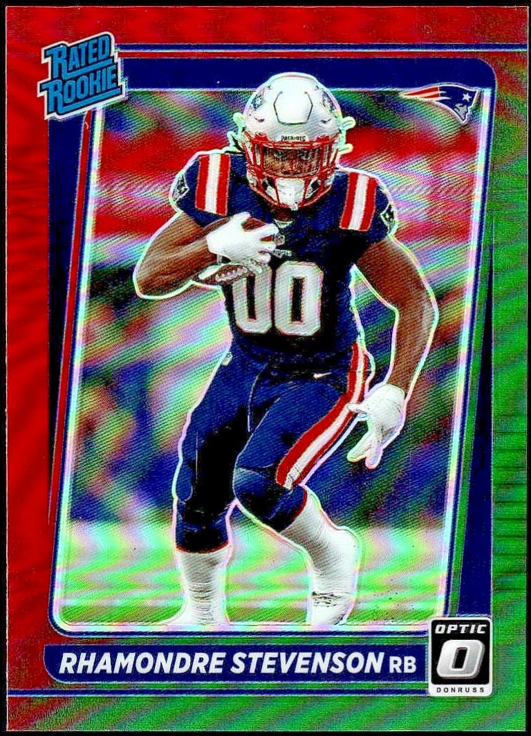 Rhamondre Stevenson [Optic Preview Red Green] #P-286