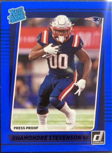Rhamondre Stevenson [Press Proof Blue] #286