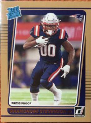 Rhamondre Stevenson [Press Proof Bronze] #286
