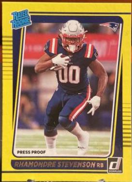 Rhamondre Stevenson [Press Proof Yellow] #286