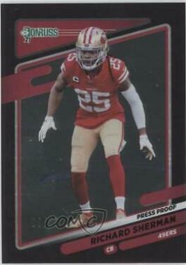 Richard Sherman [Press Proof Black] #60