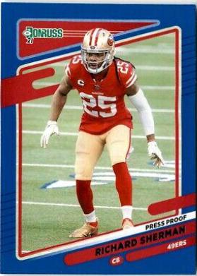 Richard Sherman [Press Proof Blue] #60