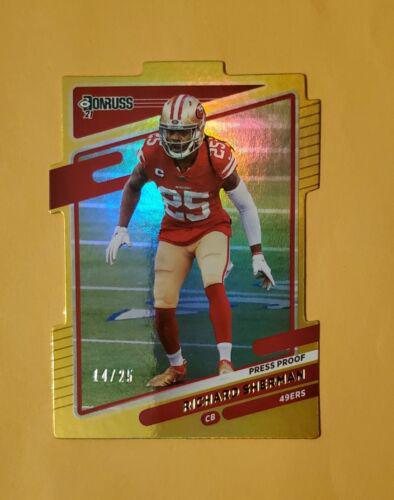 Richard Sherman [Press Proof Gold Die Cut] #60