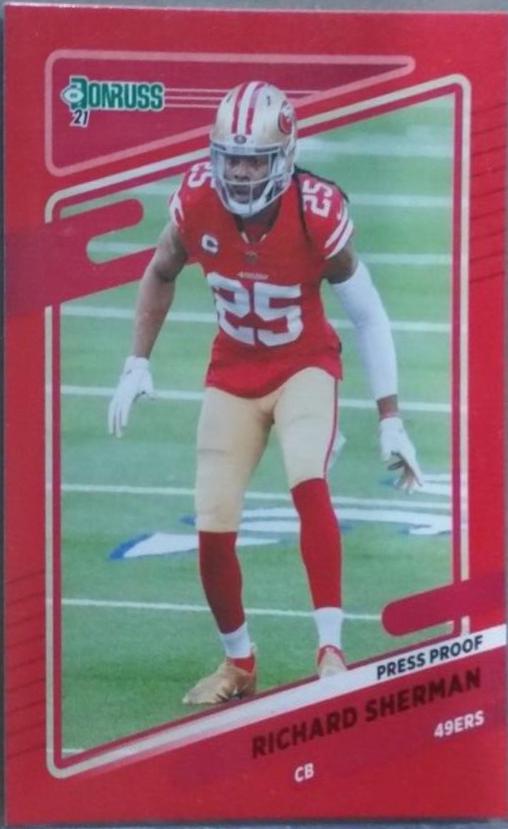 Richard Sherman [Press Proof Red] #60