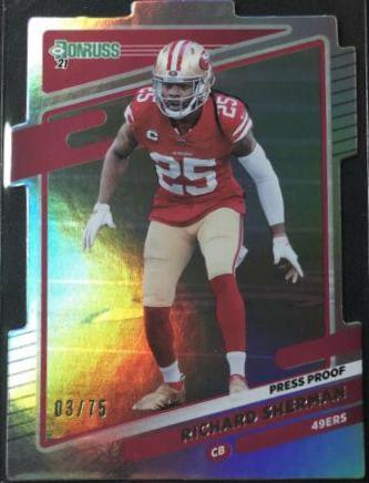 Richard Sherman [Press Proof Silver Die Cut] #60