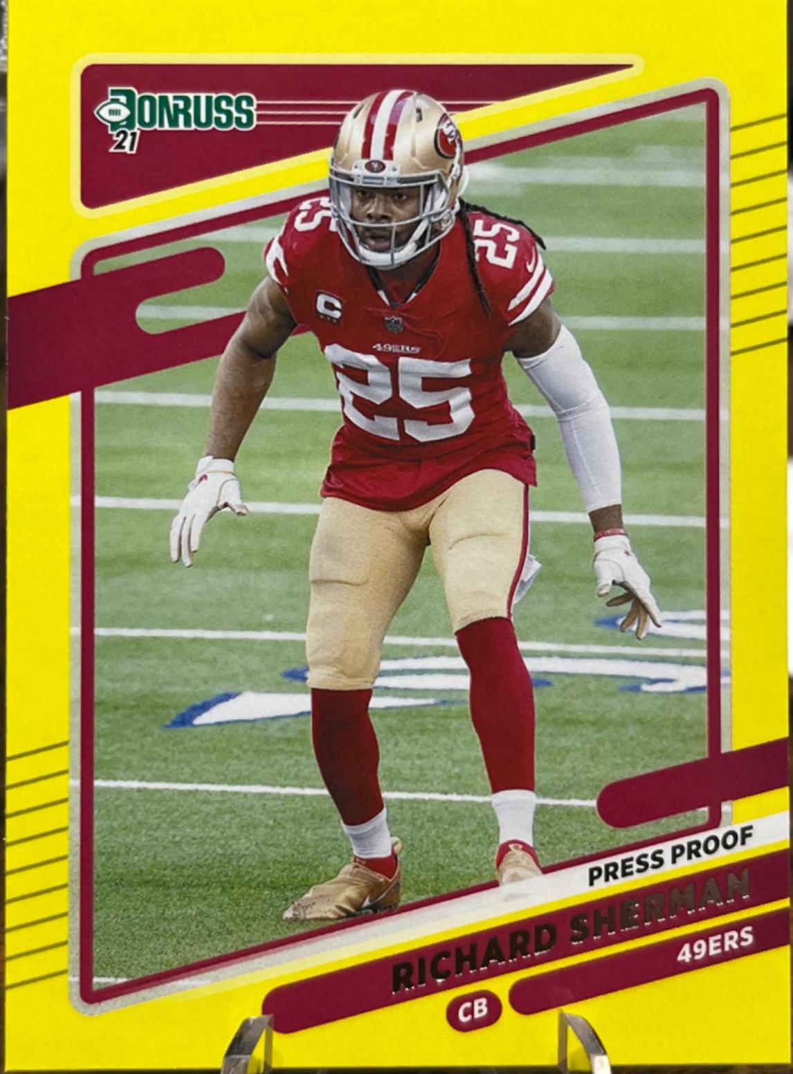 Richard Sherman [Press Proof Yellow] #60