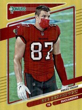 Rob Gronkowski [No Helmet Press Proof Gold] #104