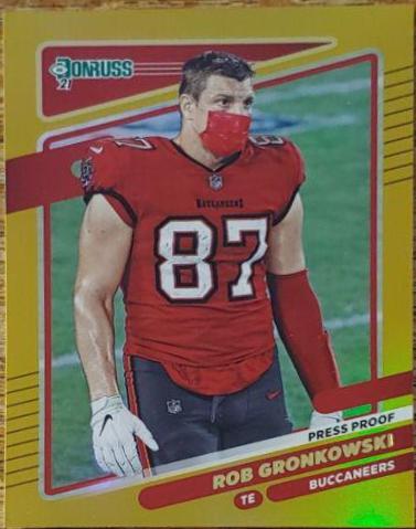 Rob Gronkowski [No Helmet Press Proof Premium] #104