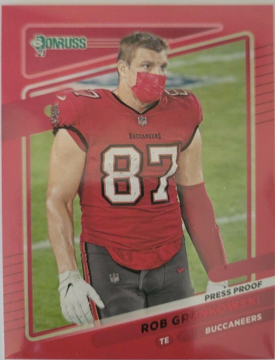 Rob Gronkowski [No Helmet Press Proof Red] #104