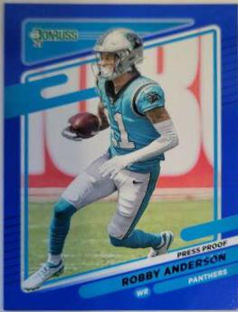 Robby Anderson [Press Proof Blue] #222