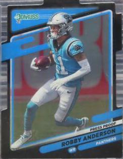 Robby Anderson [Press Proof Silver Die Cut] #222