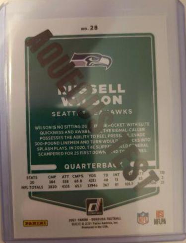 Russell Wilson [Aqueous Test] #28