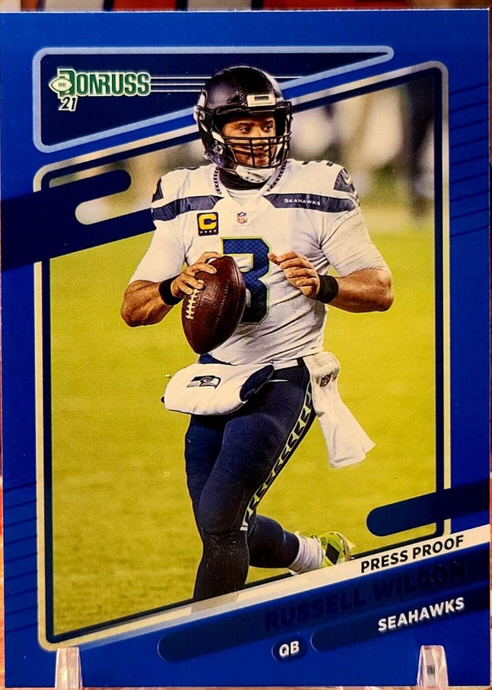 Russell Wilson [Press Proof Blue] #28