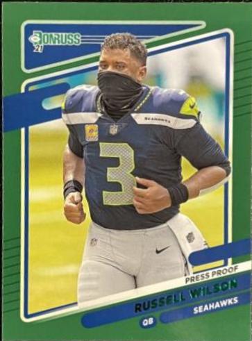 Russell Wilson [Press Proof Green] #28