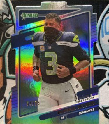 Russell Wilson [Press Proof Silver Die Cut] #28