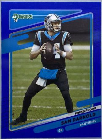 Sam Darnold [Press Proof Blue] #37