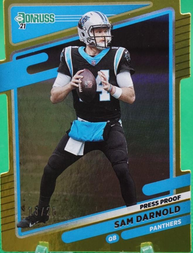 Sam Darnold [Press Proof Gold Die Cut] #37
