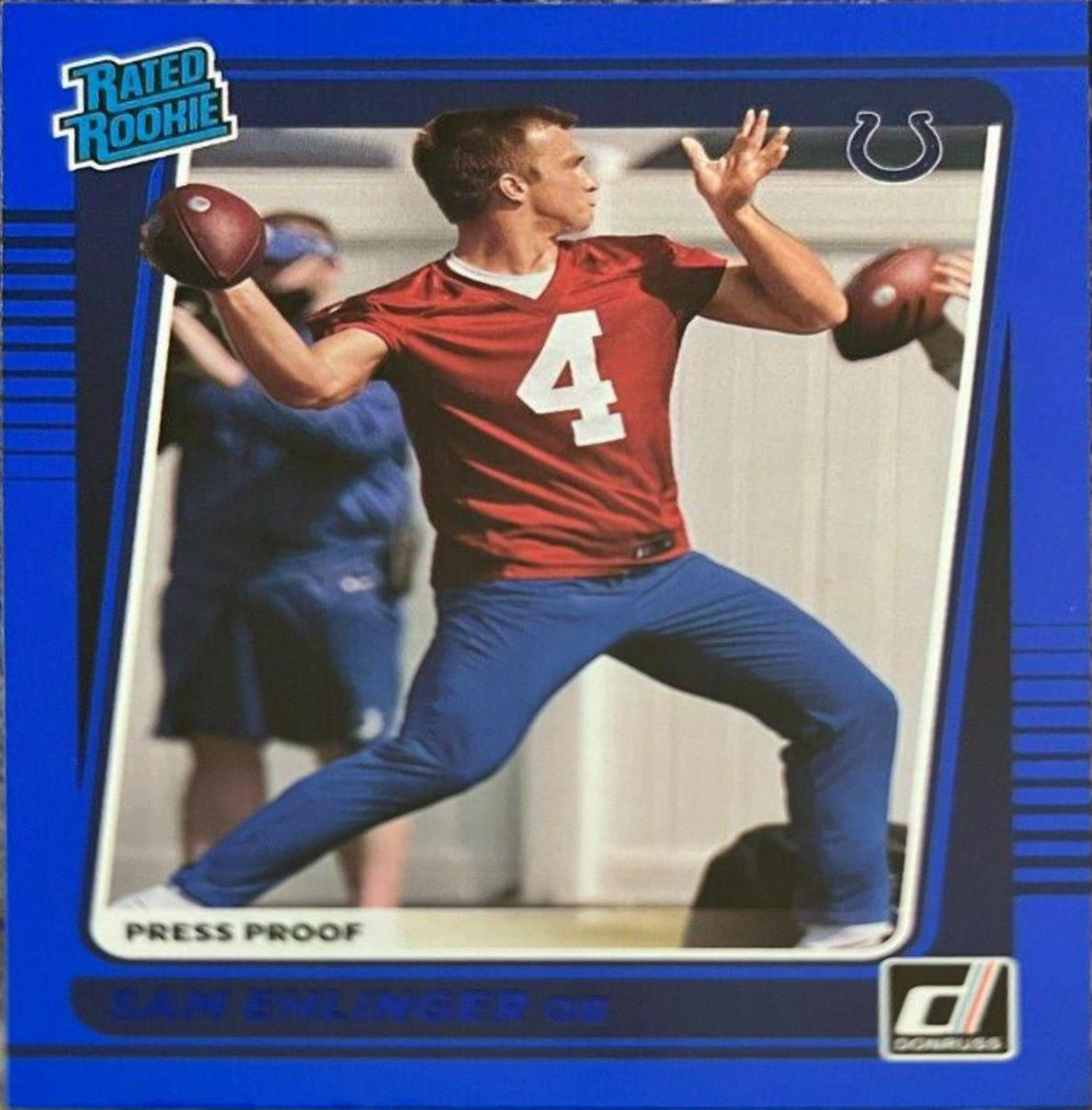 Sam Ehlinger [Press Proof Blue] #319