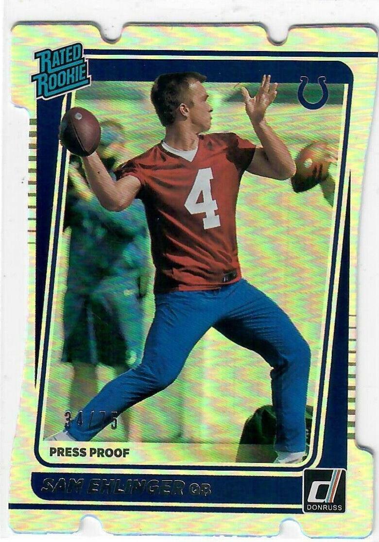 Sam Ehlinger [Press Proof Silver Die Cut] #319