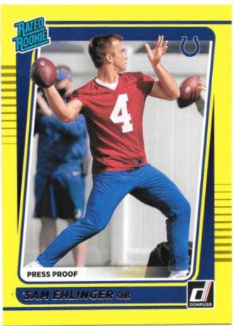 Sam Ehlinger [Press Proof Yellow] #319