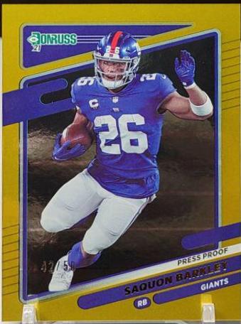 Saquon Barkley [Press Proof Gold] #79