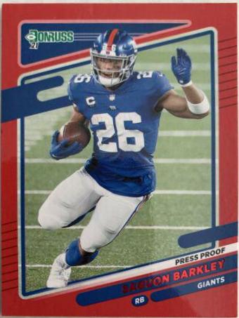 Saquon Barkley [Press Proof Red] #79