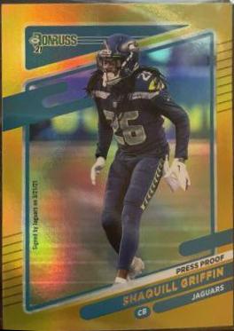 Shaquill Griffin [Press Proof Gold] #35