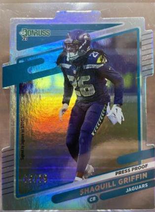 Shaquill Griffin [Press Proof Silver Die Cut] #35