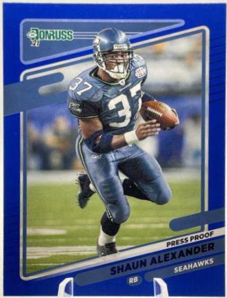 Shaun Alexander [Press Proof Blue] #36