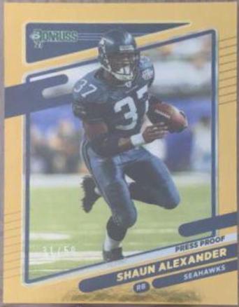 Shaun Alexander [Press Proof Gold] #36