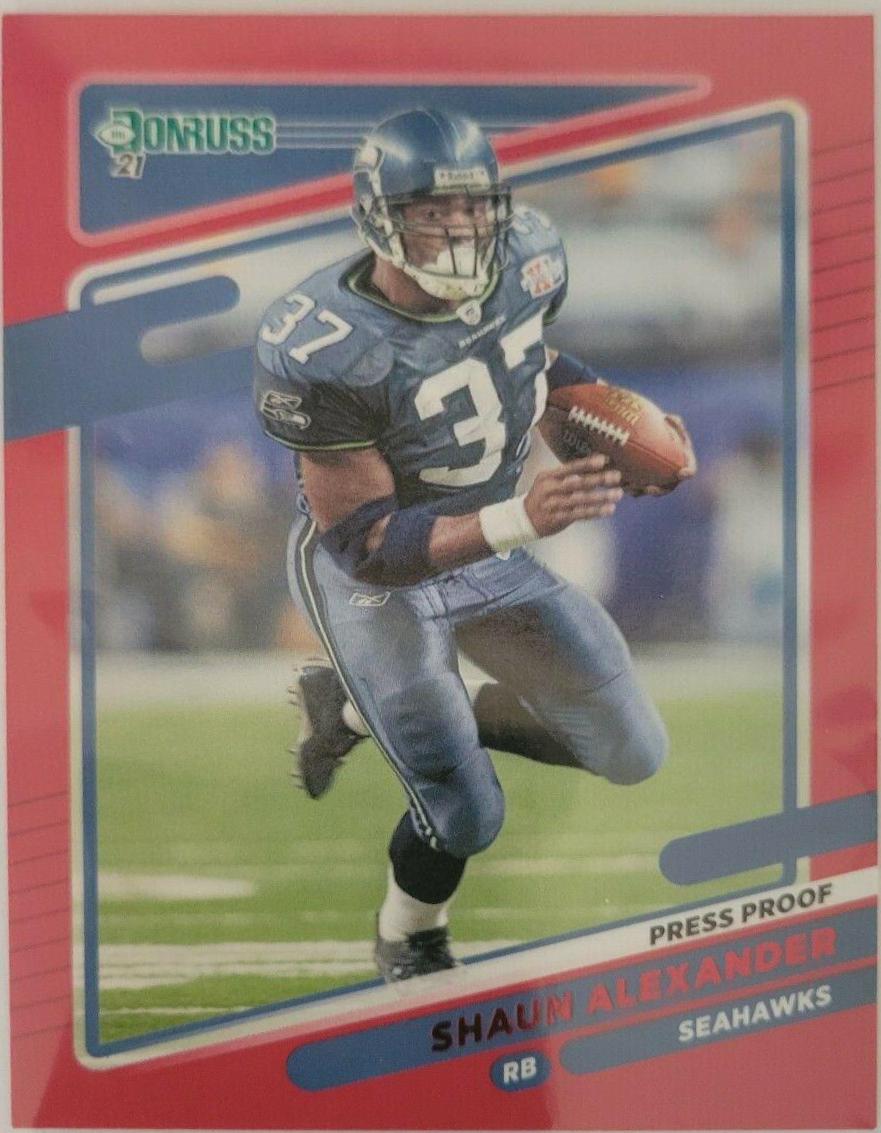 Shaun Alexander [Press Proof Red] #36