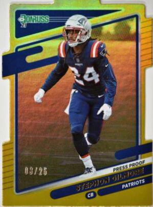 Stephon Gilmore [Press Proof Gold Die Cut] #52