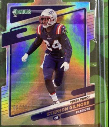 Stephon Gilmore [Press Proof Silver Die Cut] #52