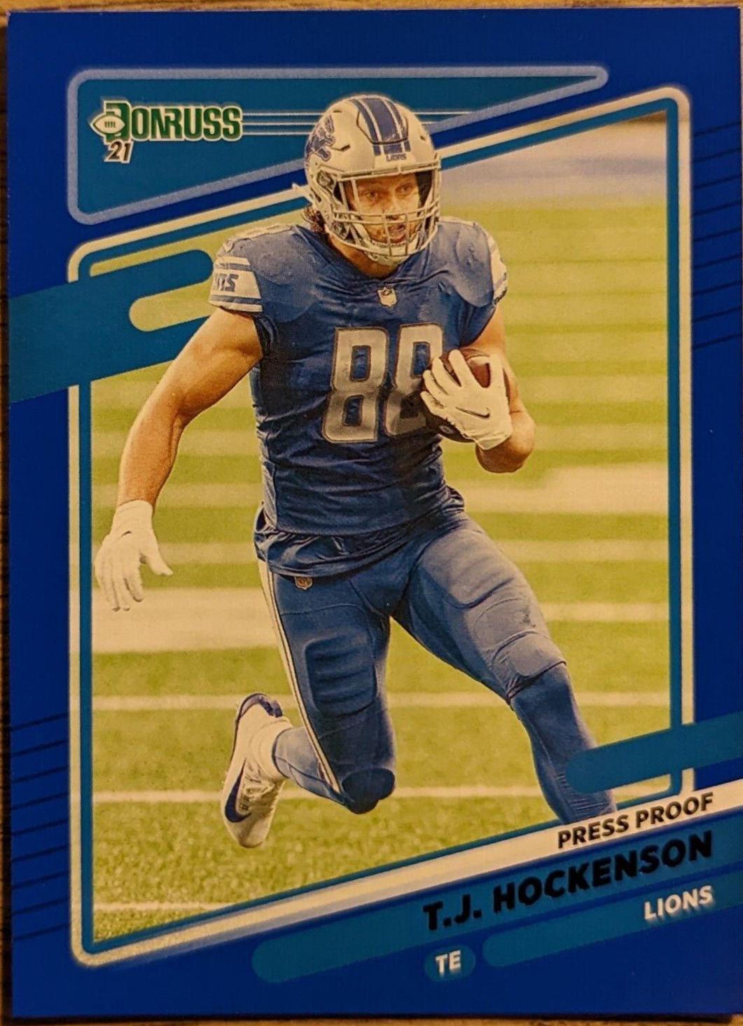 T. J. Hockenson [Press Proof Blue] #176