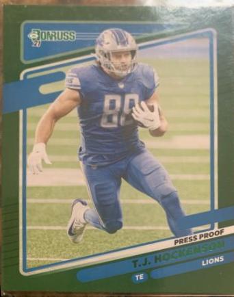 T. J. Hockenson [Press Proof Green] #176