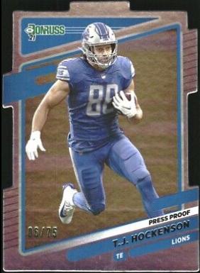 T. J. Hockenson [Press Proof Silver Die Cut] #176