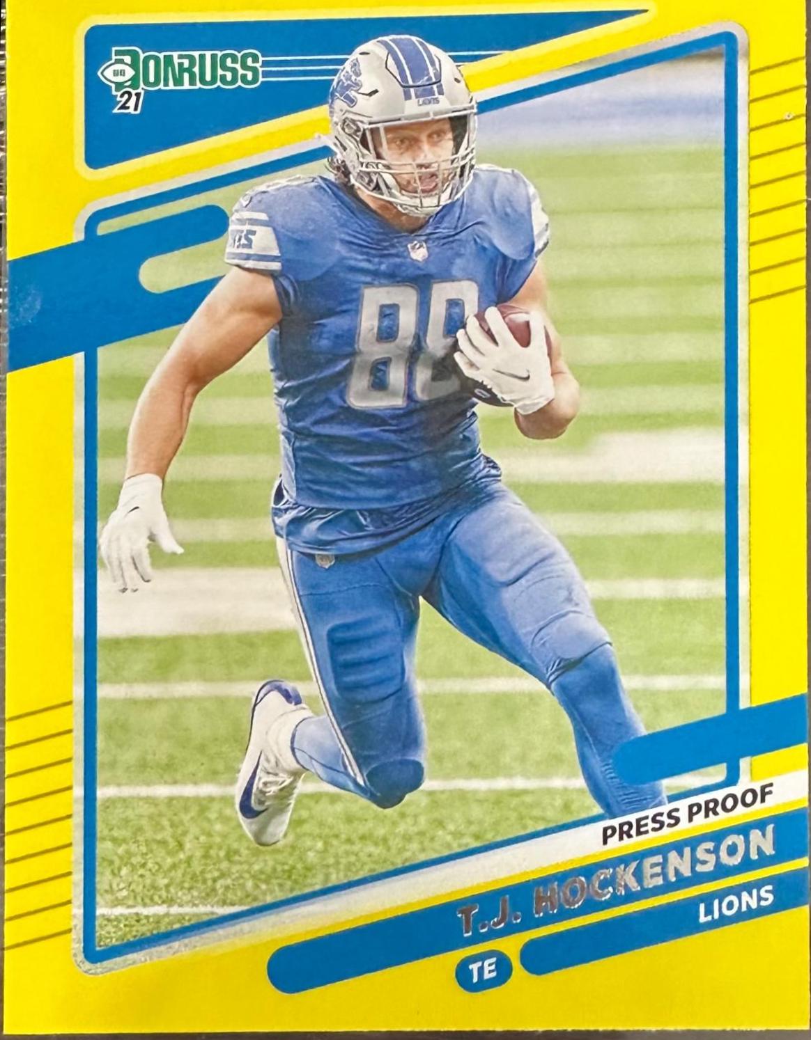 T. J. Hockenson [Press Proof Yellow] #176