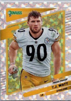T. J. Watt [No Helmet Press Proof Hyper] #22