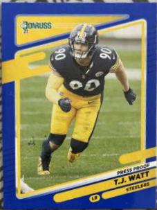 T. J. Watt [Press Proof Blue] #22