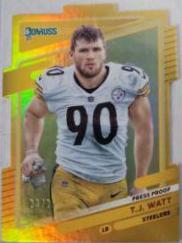 T. J. Watt [Press Proof Gold Die Cut] #22