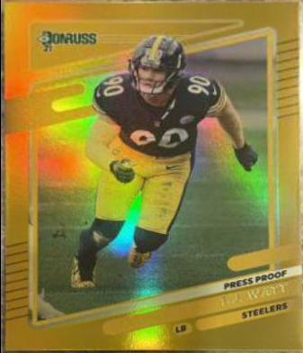 T. J. Watt [Press Proof Gold] #22