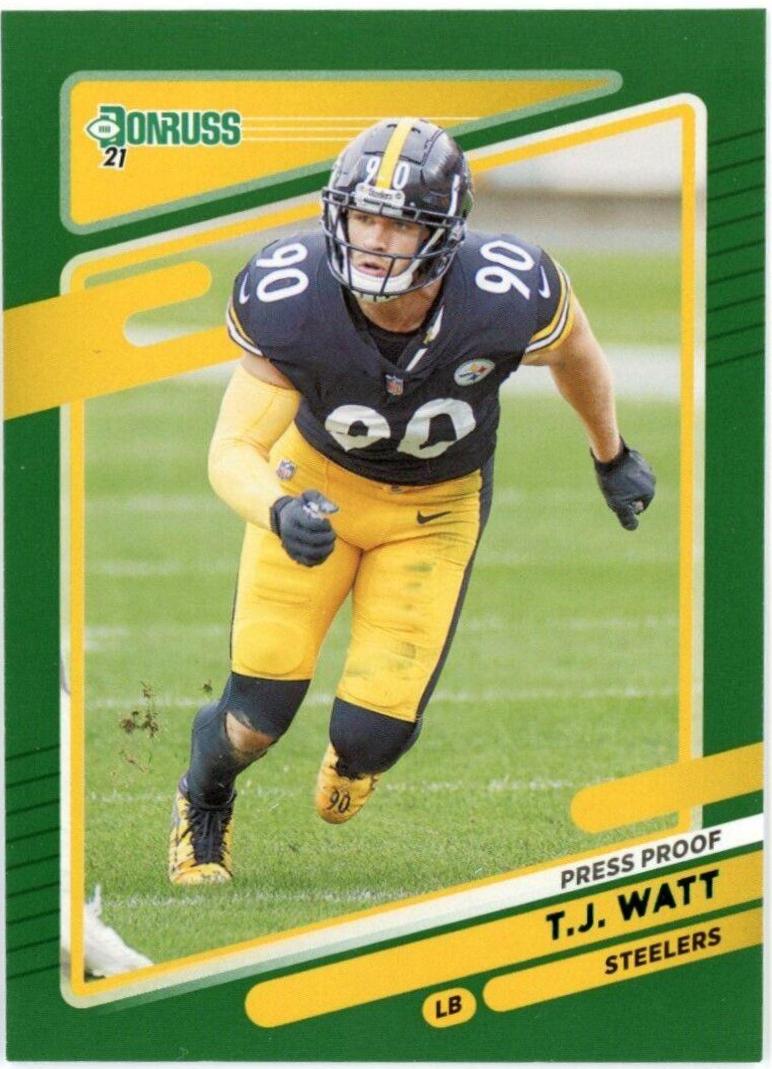 T. J. Watt [Press Proof Green] #22