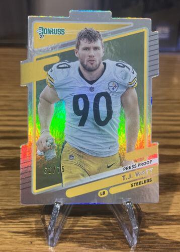 T. J. Watt [Press Proof Silver Die Cut] #22
