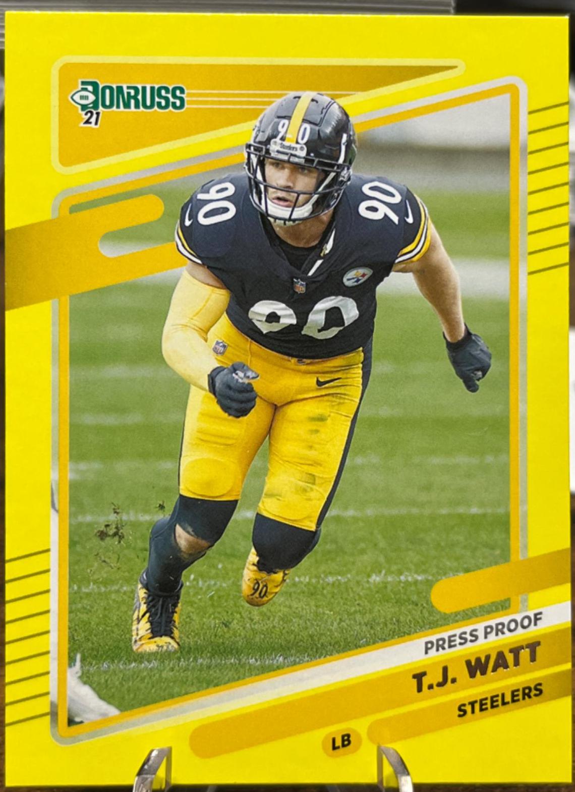 T. J. Watt [Press Proof Yellow] #22
