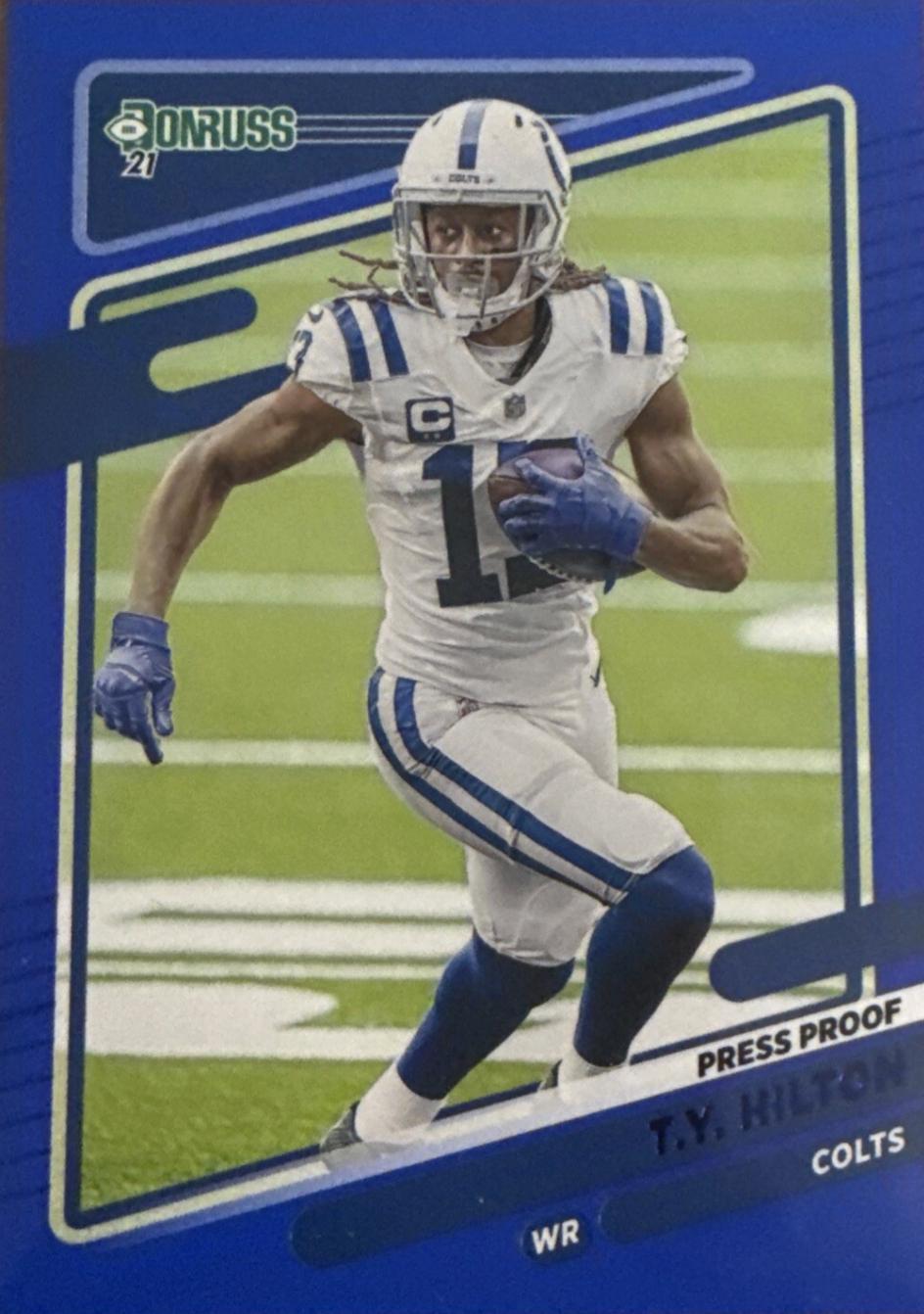 T. Y. Hilton [Press Proof Blue] #152