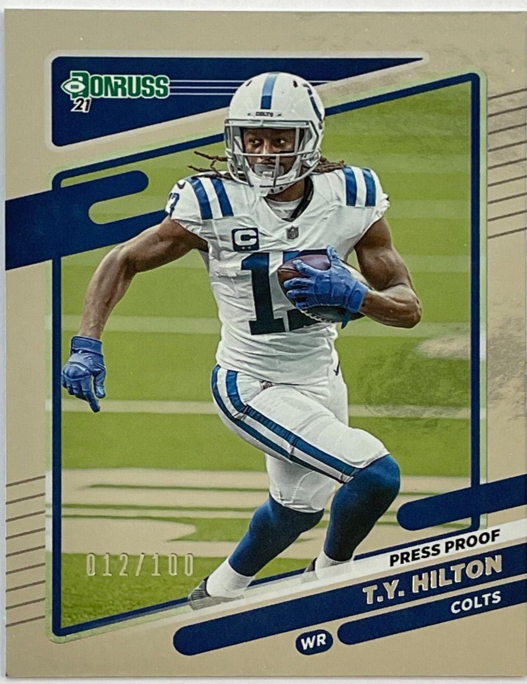 T. Y. Hilton [Press Proof Silver] #152