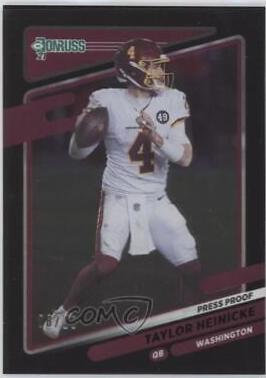 Taylor Heinicke [Press Proof Black] #3