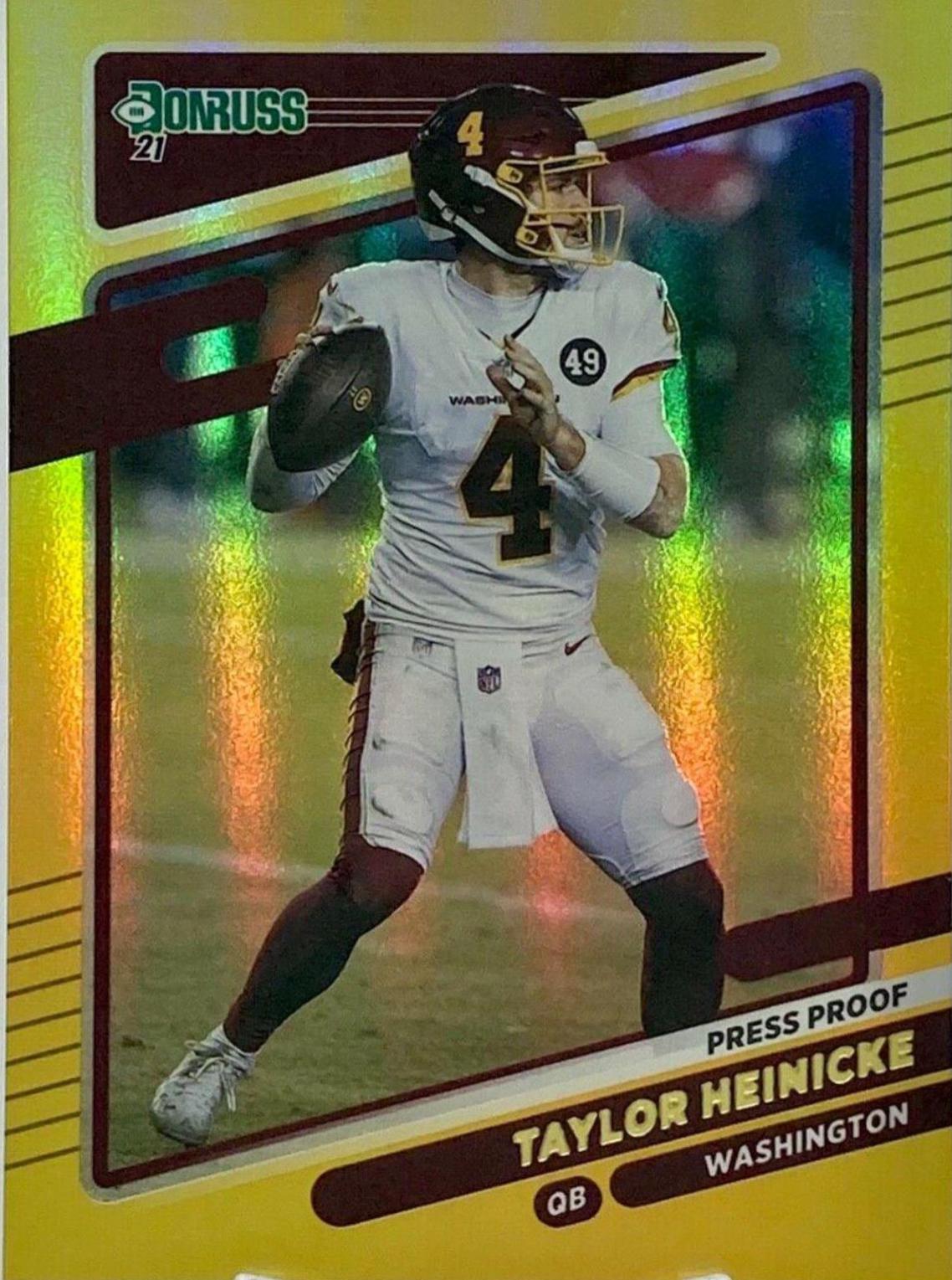 Taylor Heinicke [Press Proof Premium] #3